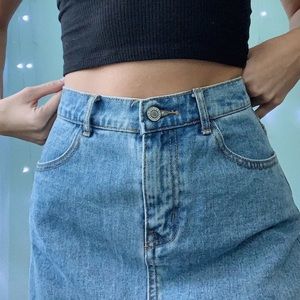 brandy melville denim skirt